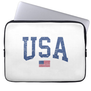 Funda Para Portátil Hombres Mujeres Estadounidenses Niños Disturbios P