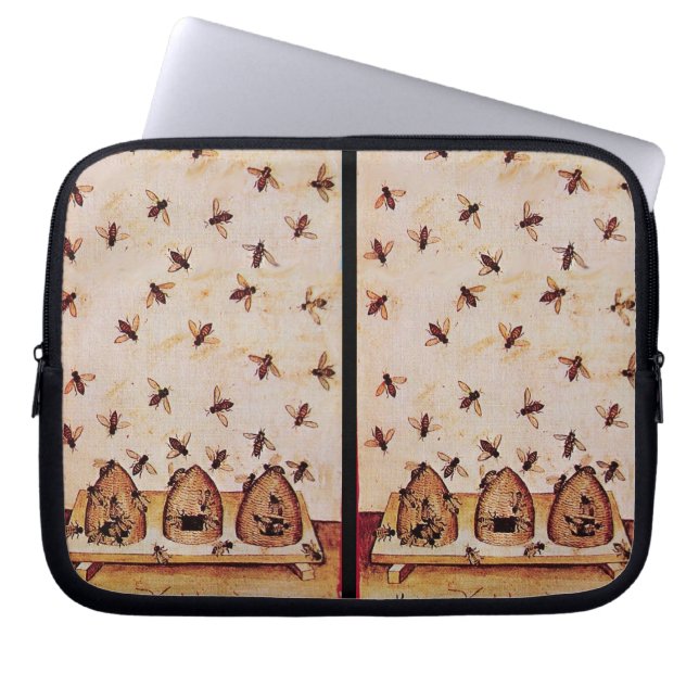 FUNDA PARA PORTÁTIL HONEY BEE, BEEKEEPER (Frente)