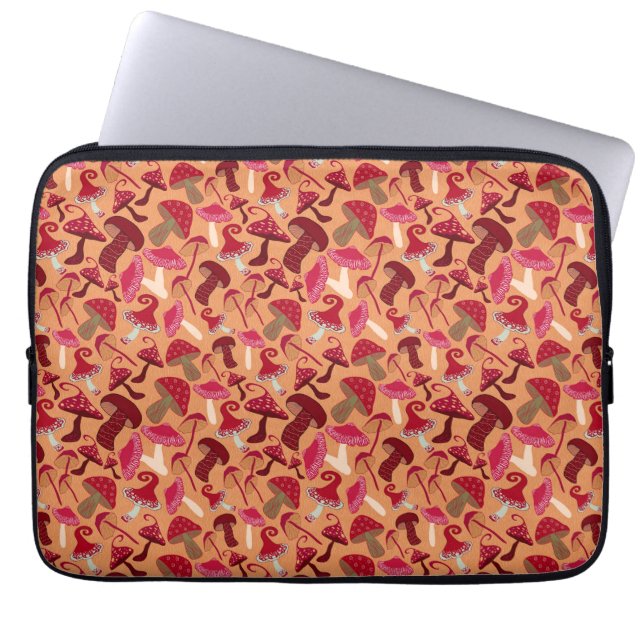 Funda Para Portátil Hongos Cute (Frente)