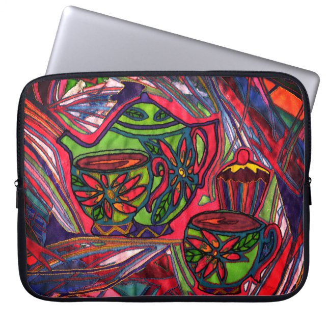 Funda Para Portátil Hora de tomar el té (Frente)
