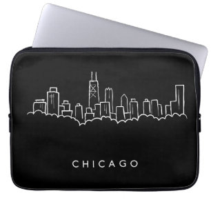 Funda Para Portátil Horizonte de Chicago