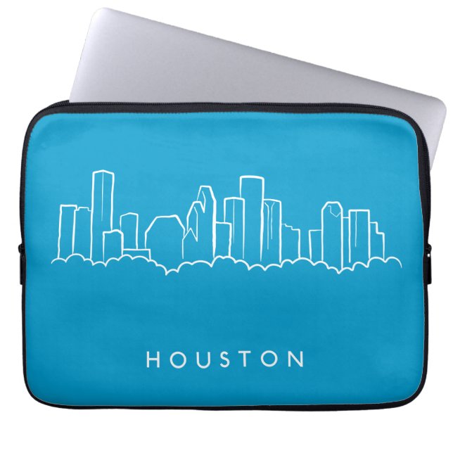 Funda Para Portátil Horizonte de Houston (Frente)