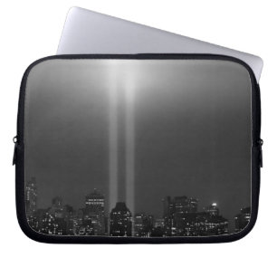 Funda Para Portátil Horizonte de Manhattan con 9/11, New York City