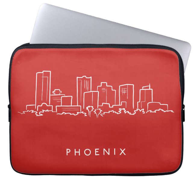 Funda Para Portátil Horizonte de Phoenix Arizona (Frente)