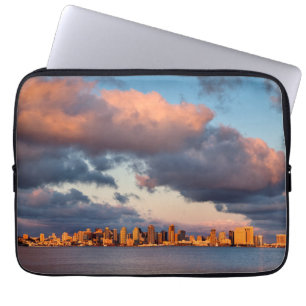 Funda Para Portátil Horizonte urbano de la bahía de San Diego