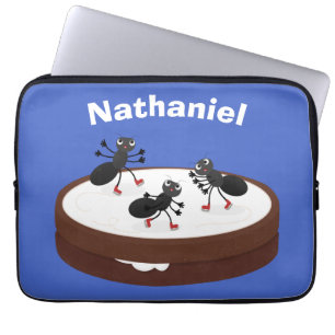 Funda Para Portátil Hormigas felices patinando hielo en personalizado