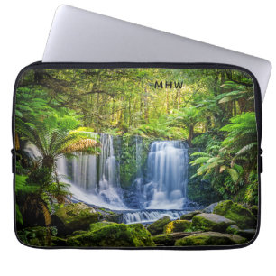 Funda Para Portátil Horseshoe Falls personalizado Monograma Mangas par