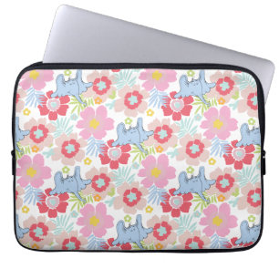 Funda Para Portátil Horton oye a Quién   Patrón de flores pastel