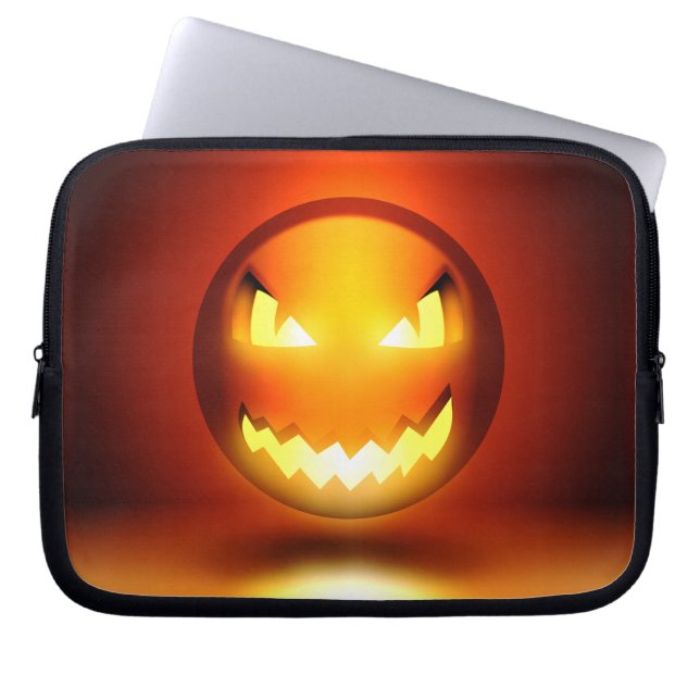 Funda Para Portátil Housse Pour Ordinateur Portable Pumpkinmoji (Frente)