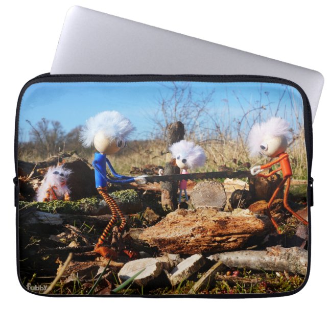 Funda Para Portátil Houtzagerij van de Fubby's. (Frente)