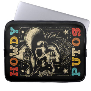 Funda Para Portátil Howdy Putos Funny Skull Retro Vintage