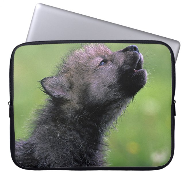 Funda Para Portátil Howling Wolf Cub (Frente)