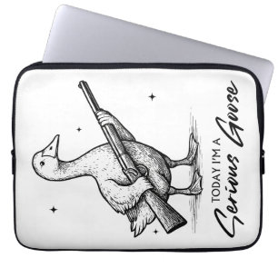 Funda Para Portátil Hoy soy un serio amante de la oca con pistola
