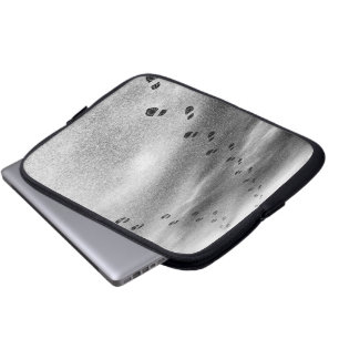 Funda Para Portátil Huellas de nieve