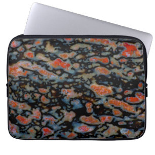 Funda Para Portátil Hueso de dinosaurio petrificado colorido