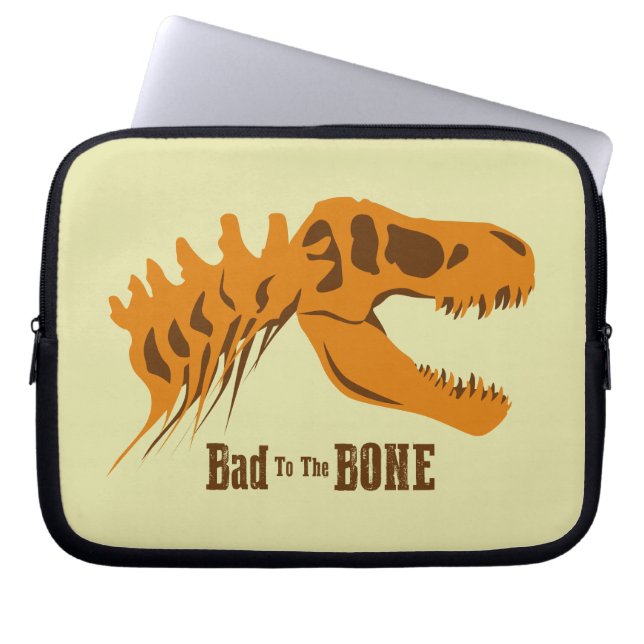 Funda Para Portátil Huesos T-Rex (Frente)