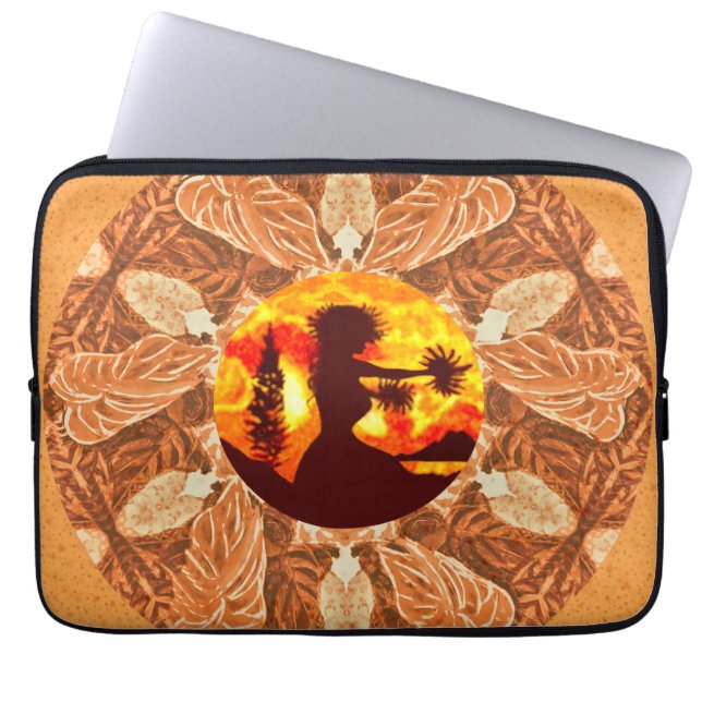 Funda Para Portátil Hula Dancer (Frente)