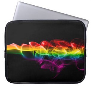 Funda Para Portátil Humareda arcoíris de SlipperyJoe ondulación de vap