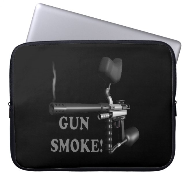 Funda Para Portátil Humo de arma (Frente)