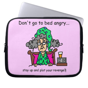 Funda Para Portátil Humor de la hora de acostarse