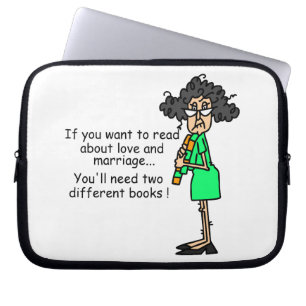 Funda Para Portátil Humor del amor y de la boda