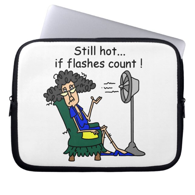 Funda Para Portátil Humor del flash caliente (Frente)