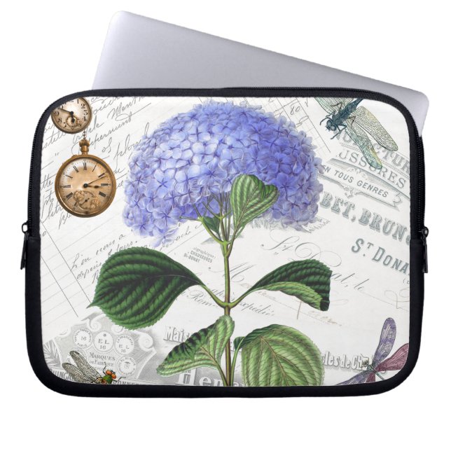 Funda Para Portátil Hydrangea Collage (Frente)