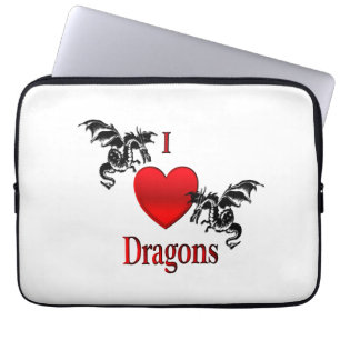 Funda Para Portátil I Heart Dragons