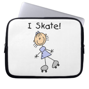 Funda Para Portátil I Skate - Chica Roller Skater
