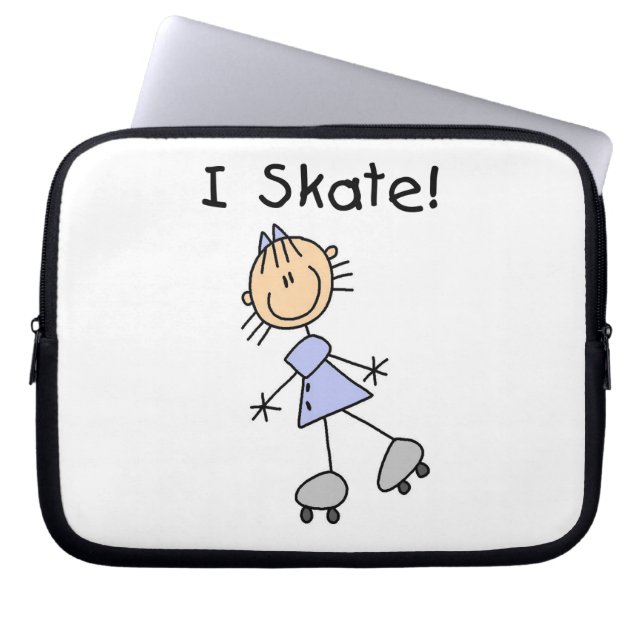 Funda Para Portátil I Skate - Chica Roller Skater (Frente)