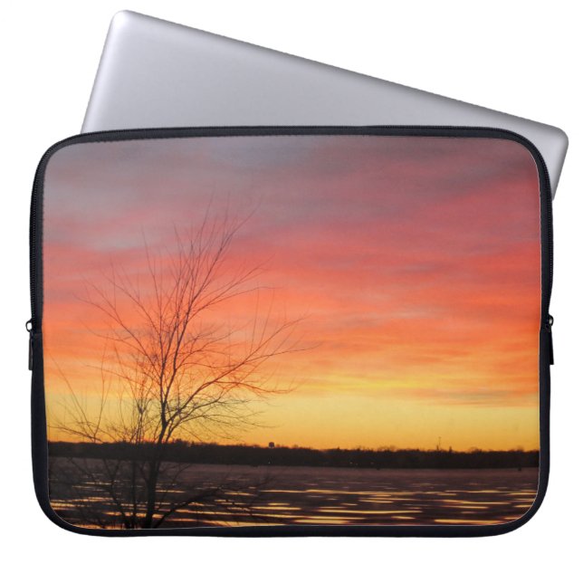 Funda para portátil Ice Lake Sunset (Frente)