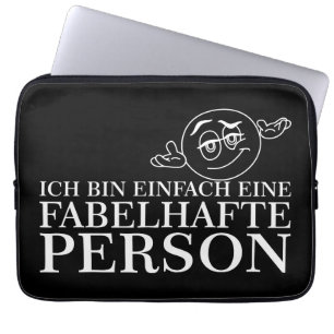 Funda Para Portátil ¡Ich bin einfach eine fabelhafte Person!