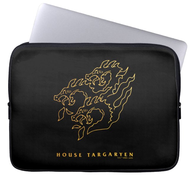 Funda Para Portátil Icono de Targaryen (Frente)