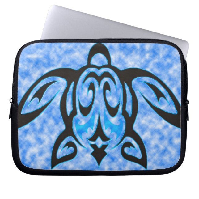 Funda Para Portátil Icono de tortuga (Frente)