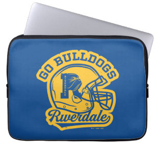 Funda Para Portátil Icono del Casco de Fútbol de Go Bulldoges