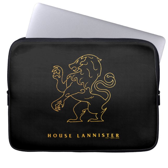 Funda Para Portátil Icono del Lannister de la Casa (Frente)