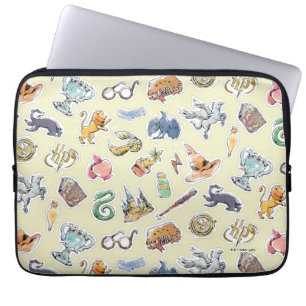 Funda Para Portátil Iconos de Harry Potter en acuarela