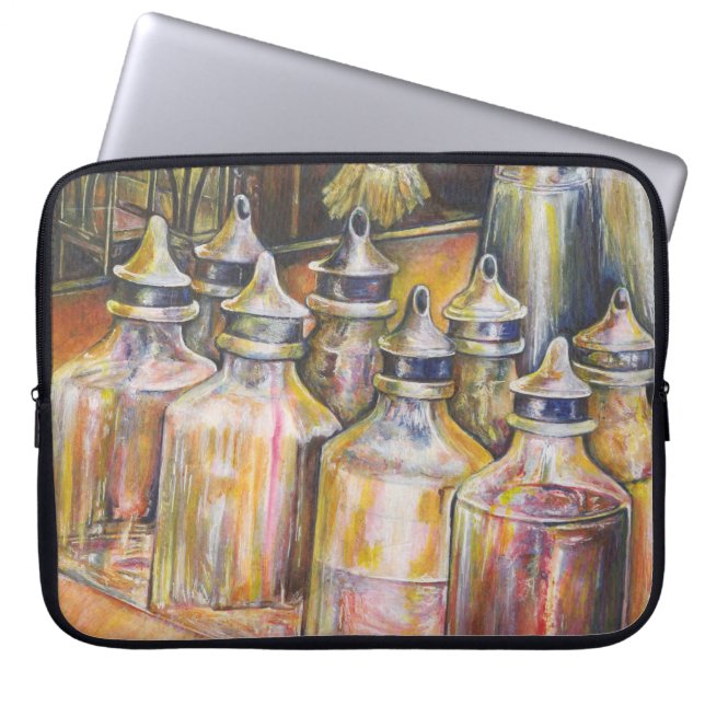 Funda Para Portátil Ideografía de la luz dorada (Frente)