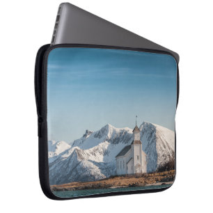 Funda Para Portátil Iglesia de Gimsoy Lofoten Noruega