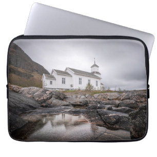 Funda Para Portátil Iglesia de Gimsoy Lofoten Noruega