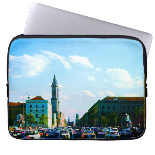 Funda Para Portátil Iglesia de la Universidad de Munich ludwigstraße