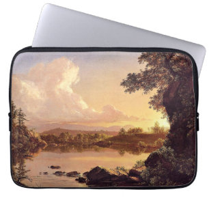 Funda Para Portátil Iglesia - Escena en el Creek de Catskill,