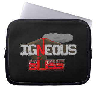 Funda Para Portátil "Igneous is Bliss" volcán Pun