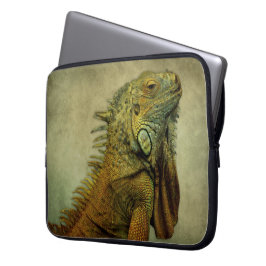 Funda Para Portátil Iguana verde