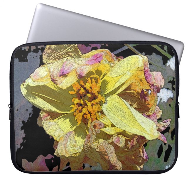Funda Para Portátil "il passaggio di fiori" (Frente)