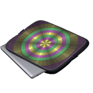 Funda para portátil ilusión de Mardi Gras