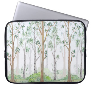 Funda Para Portátil Ilustracion acuático-bosque de hadas. i infantil
