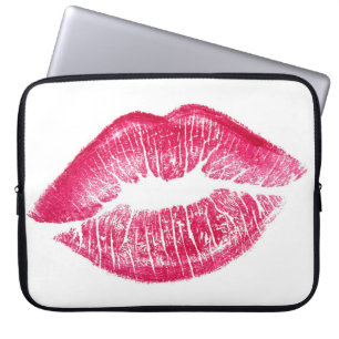 Funda Para Portátil Ilustracion aislado de labios rojos vivos