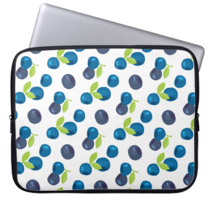 Funda Para Portátil Ilustracion Berries Vintage Blueberry Bilberry