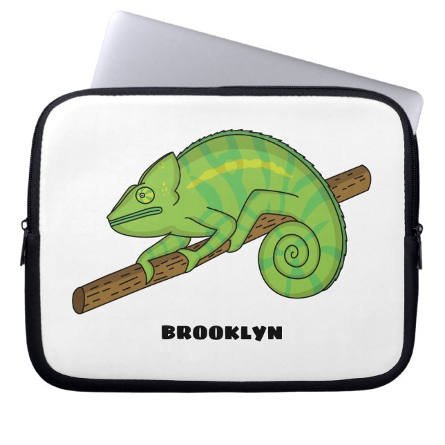 Funda Para Portátil Ilustracion Chameleon de Parson (Frente)